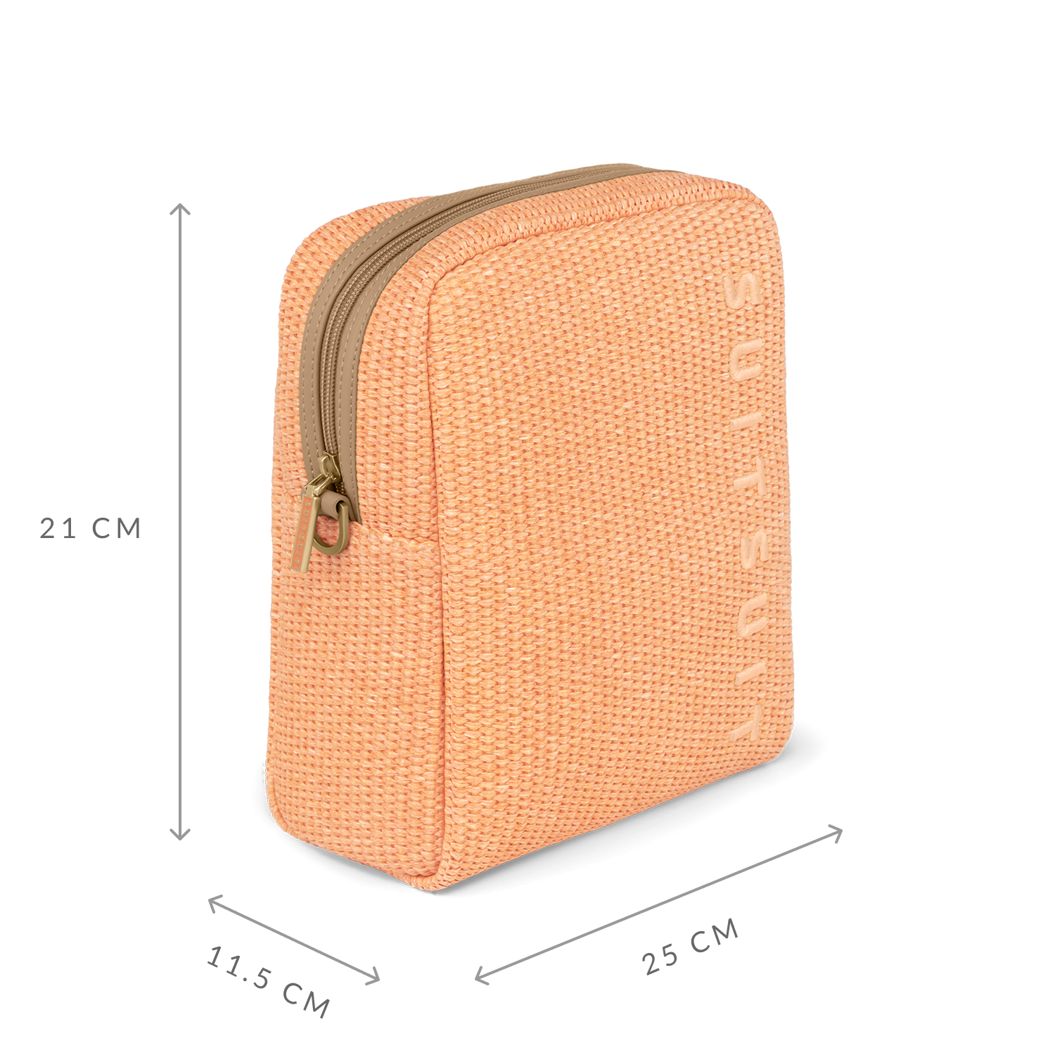 Fusion - Pale Orange - Upright Toiletry Bag