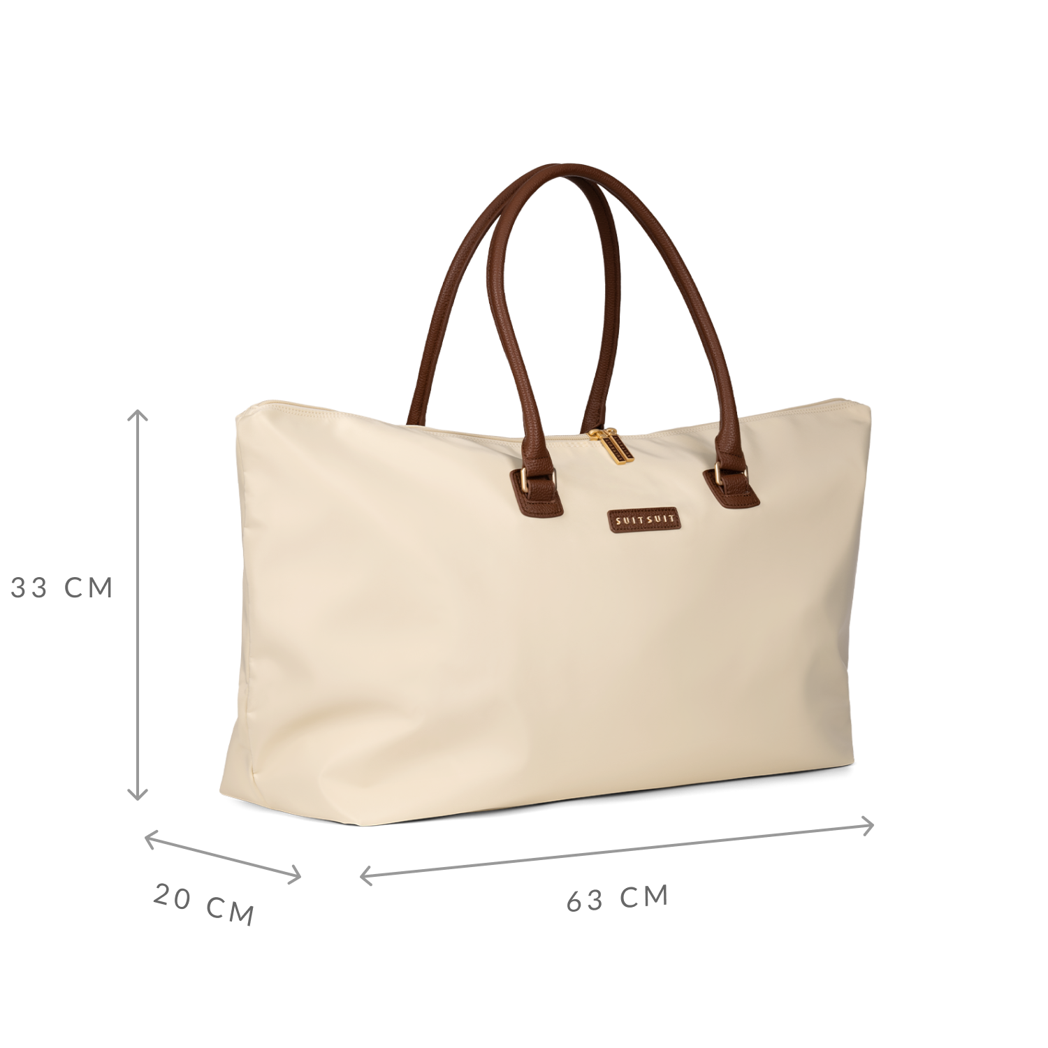 Fab Seventies - Antique White - Travel Tote