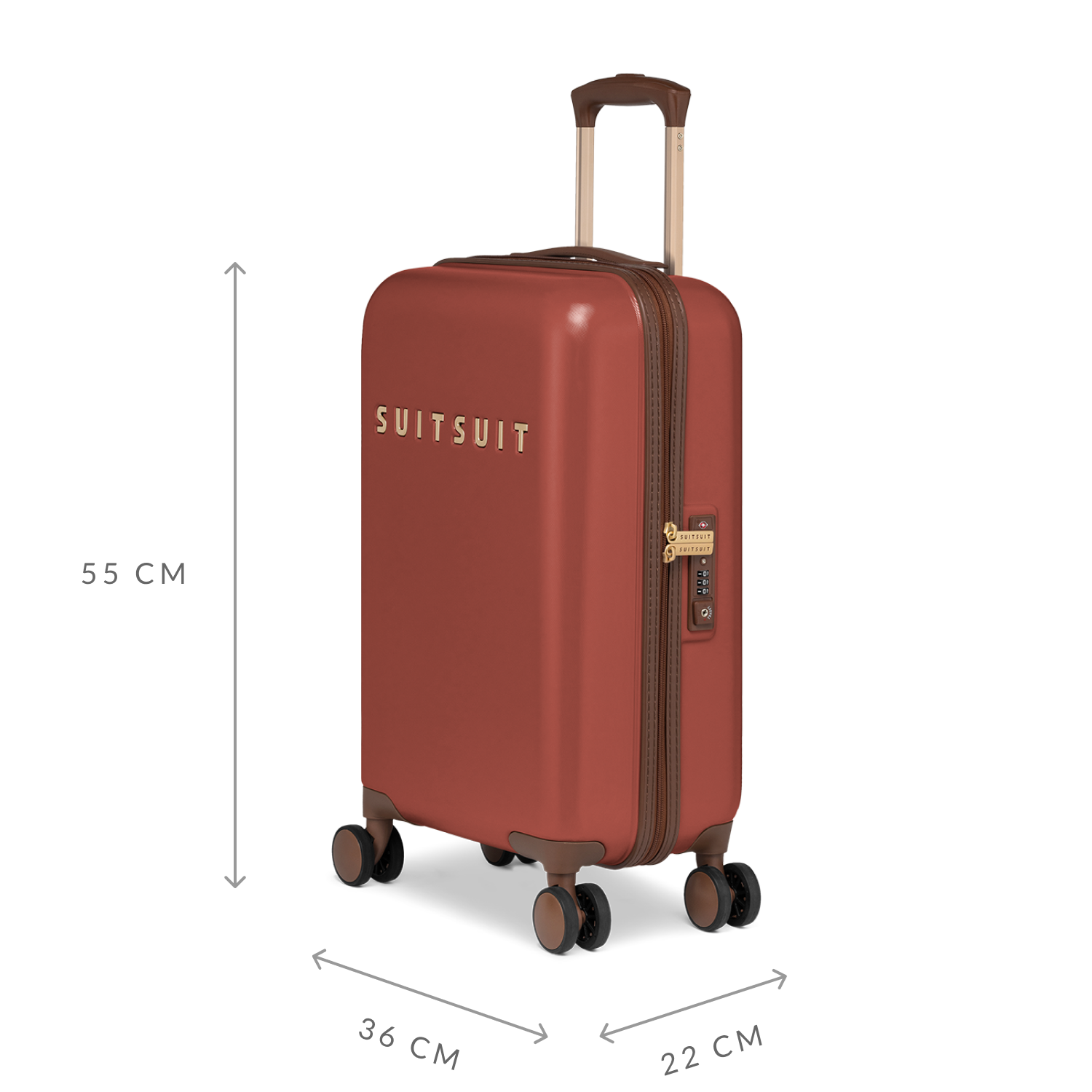 Fab Seventies - Red Ochre - Carry-on (20 inch)