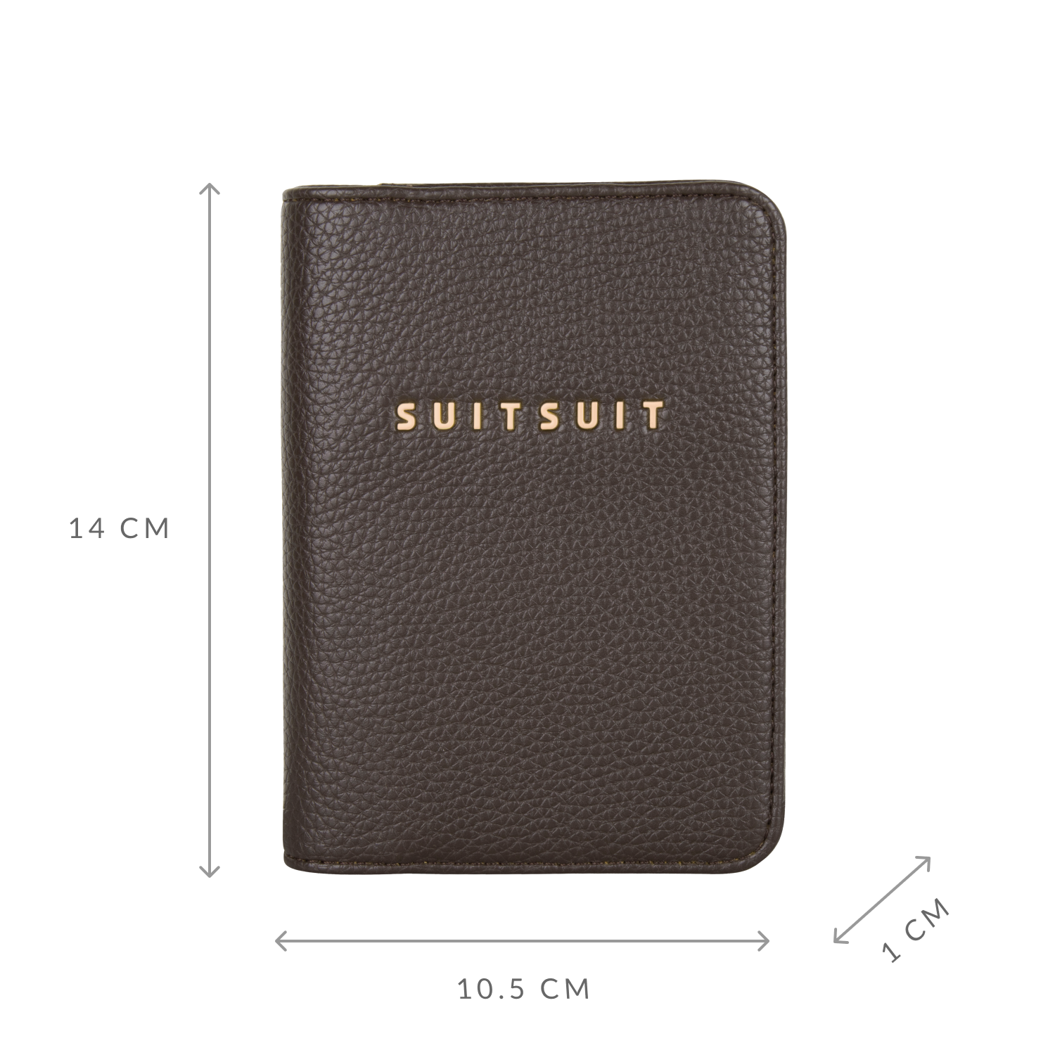 Fab Seventies Classic - Espresso Black - Passport Holder