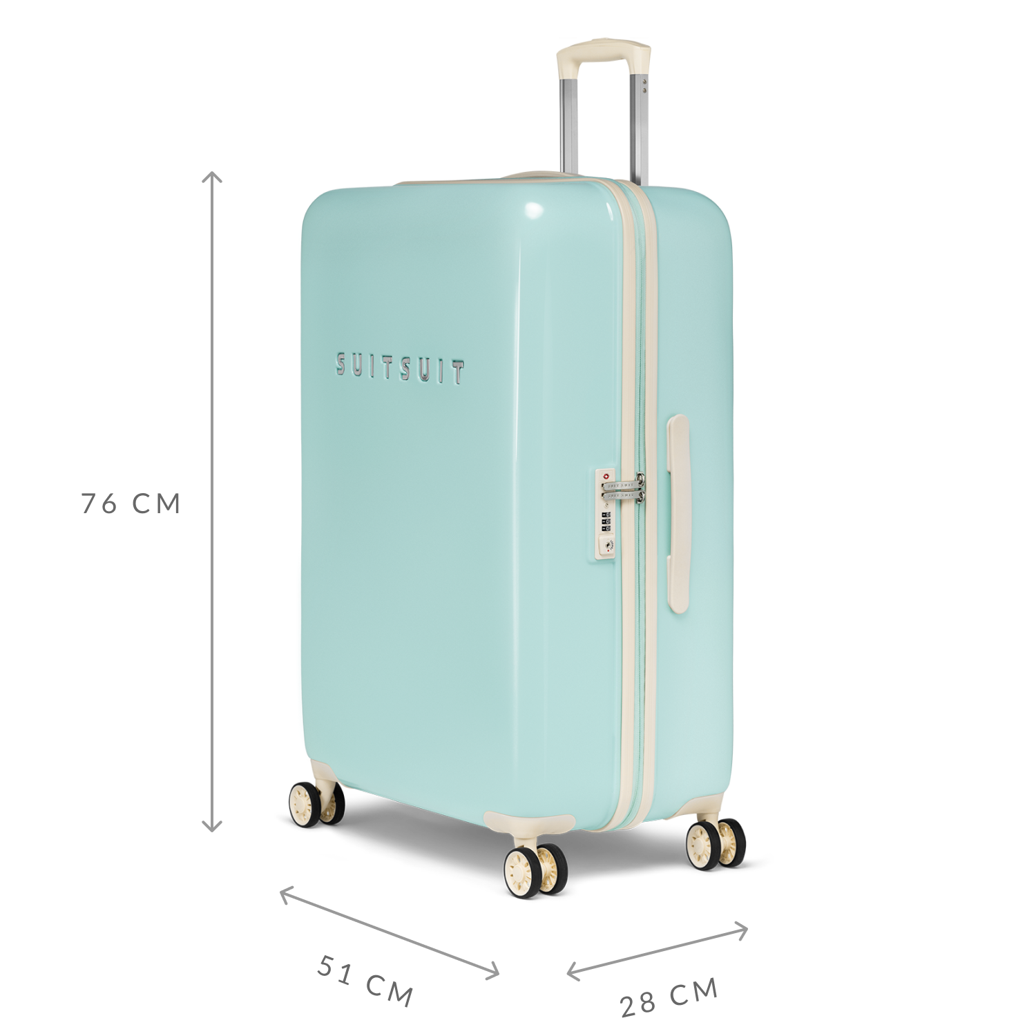 Fabulous Fifties - Luminous Mint - Check-in (28 inch)