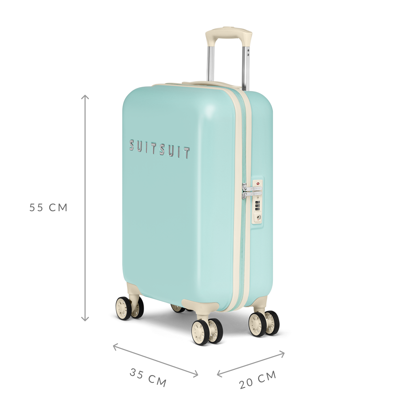 Fabulous Fifties - Luminous Mint - Carry-on (20 inch)